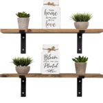 Ραφιέρα Lam καρυδί ξύλο 60x14x16εκ ed5194 - Image 3