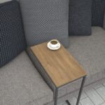 Βοηθητικό τραπέζι Calais Caucasian Oak 46x26x62cm ed5197 - Image 4