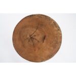 Τραπέζι σαλονιού Soloma καρυδί ξύλο μεταλλικά πόδια 75x60εκ ed5206 - Image 2