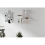 Ραφιέρα Gami άσπρο μελαμίνη 82 2x19 6x48εκ ed5215