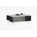 Τραπέζι σαλονιού Seda άσπρο μελαμίνη 90x60x39 5εκ ed5239 - Image 4