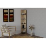 Βιβλιοθήκη Porto sapphire δρυς μελαμίνη 25x25x160εκ ed5240