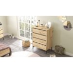 Συρταριέρα Air δρυς μελαμίνη 72x45x98 3εκ ed5249 - Image 4