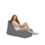 Πουφ Trendy Fume ύφασμα 65x105cm ed5253 - Image 3