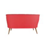 Καναπές διθέσιος Divanetto 140x71x80cm κεραμιδί ed5257 - Image 3