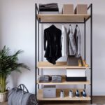 Ντουλάπα Trend δρυς μελαμίνη 100x40x180εκ ed525