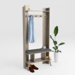 Έπιπλο εισόδου Lago καρυδί χρώμα 83 6x31 3x180cm ed5290