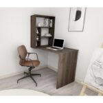 Γραφείο Latina καρυδί χρώμα μελαμίνη 59x90x154 2cm ed5293