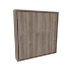 Γραφείο Latina καρυδί χρώμα μελαμίνη 59x90x154 2cm ed5293 - Image 3