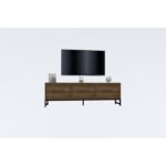 Έπιπλο τηλεόρασης Shape καρυδί 160x40x50cm ed5309 - Image 4