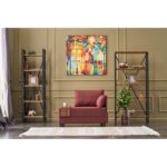 Πολυθρόνα Fly Right κεραμιδί χρώμα 100x80x75cm ed5322