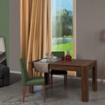 Τραπεζαρία Bois καρυδί μελαμίνη 78x90x150εκ ed5327