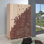 Ντουλάπα ρούχων Mode τρίφυλλη 135x52x192cm μελαμίνη oak ed5330