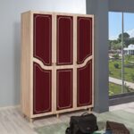 Ντουλάπα ρούχων Mode τρίφυλλη 135x52x192cm μελαμίνη oak ed5332