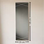 Καθρέφτης Sila 105x35cm mdf ed5352 - Image 2