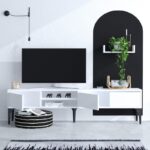 Έπιπλο τηλεόρασης Scoty 180x30x50cm ed5360 - Image 4