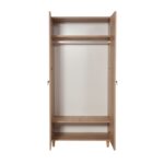 Ντουλάπα Two 90x52x192cm μελαμίνη oak ed5379 - Image 3