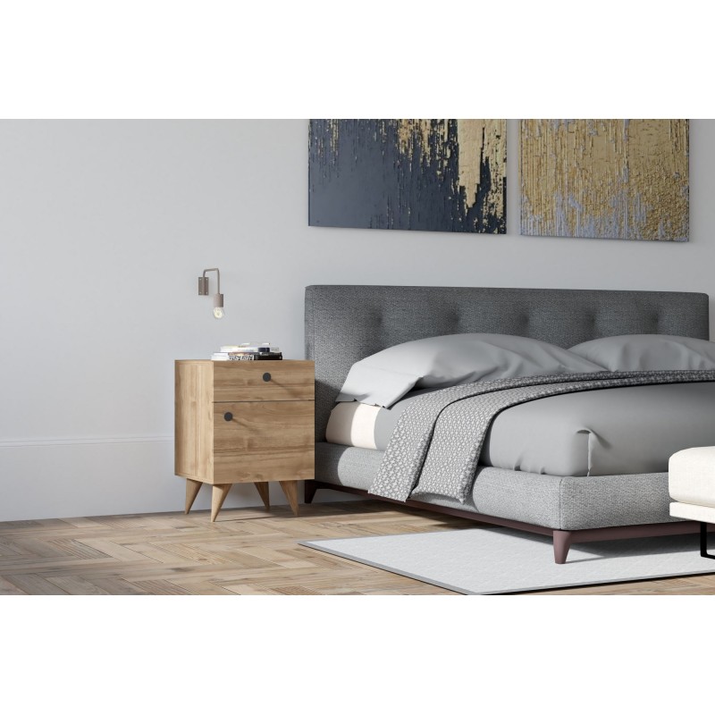 5393_0-800x800 Κομοδίνο Bari καρυδι 40x43 8x60cm ed5393 - Image 1