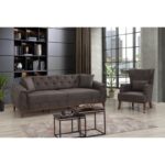 Σετ καναπέ Marta ανθρακί 225x94x85εκ ed5414