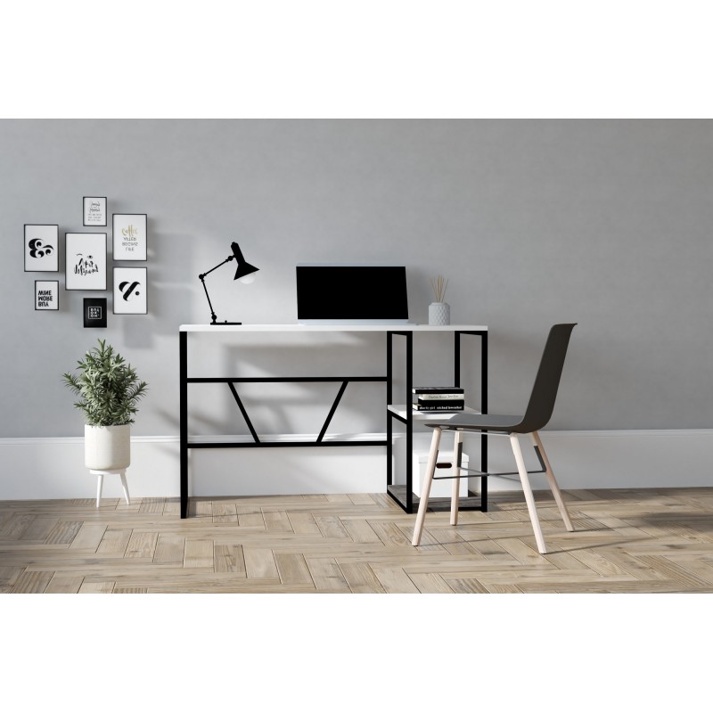 5416_0-800x800 Γραφείο Casta λευκό χρώμα μελαμίνη 120x60x74cm ed5416 - Image 1