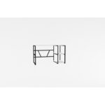 Γραφείο Casta λευκό χρώμα μελαμίνη 120x60x74cm ed5416 - Image 3