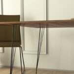 Τραπέζι Sandalf καρυδί χρώμα μελαμίνη 90x75cm ed5422 - Image 4