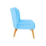 Πολυθρόνα Moon River τιρκουάζ 64x65x75cm ed5451 - Image 4