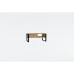 Τραπέζι σαλονιού Devon Sapphire Oak μελαμίνη 100x44x60εκ ed5458 - Image 3