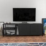 Έπιπλο tv Primula ανθρακί μαύρο 160x35 3x50 8cm ed5460