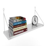 Ράφι τοίχου Armoni άσπρη μελαμίνη 72x20x20cm ed5465 - Image 4