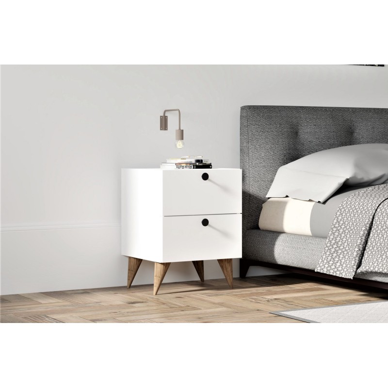 5478_0-800x800 Κομοδίνο Quanto λευκό 40x42x55cm μελαμίνη ed5478 - Image 1