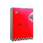 Ντουλάπα Race Cup κόκκινο μελαμίνη 135x54x198εκ ed5494 - Image 2