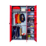 Ντουλάπα Race Cup κόκκινο μελαμίνη 135x54x198εκ ed5494 - Image 3