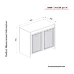 Μπουφέ Done 90x45x75cm μελαμίνη ed5501 - Image 2