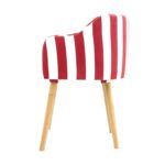 Καρέκλα Kalang δρυς κόκκινο άσπρο βελανιδιά 56x50x70εκ ed5507 - Image 5