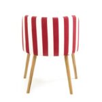 Καρέκλα Kalang δρυς κόκκινο άσπρο βελανιδιά 56x50x70εκ ed5507 - Image 4