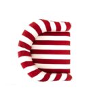 Καρέκλα Kalang δρυς κόκκινο άσπρο βελανιδιά 56x50x70εκ ed5507 - Image 3