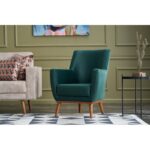 Πολυθρόνα Germo πράσινη 74x75x80cm ed5512