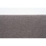 Καναπές τριθέσιος Bella καφέ 208x85x81cm ed5522 - Image 3