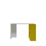 Γραφείο Αngolo 120x75 μελαμίνη λευκό κίτρινο ed5582 - Image 4