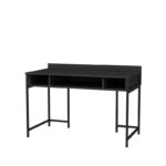 Γραφείο Alma μαύρο ανθρακί 120x60x74 8cm μελαμίνη ed5600 - Image 4