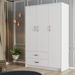 Ντουλάπα Grande άσπρο μελαμίνη 120x48x181 8εκ ed5609