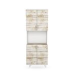 Ντουλάπι Tasarım άσπρο δρυς μελαμίνη 70x40x176εκ ed5624 - Image 3