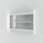 Ράφι κουζίνας Ker άσπρο μελαμίνη 85x15x65εκ ed563 - Image 3