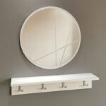 Έπιπλο εισόδου Vito άσπρο μελαμίνη καθρέπτης 80x15x15εκ ed5640 - Image 4