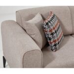 Γωνιακός καναπές Livello κρεμ 250x160x85cm ed5650 - Image 4