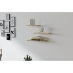 Ράφι τοίχου Leila Sapphire Oak μελαμίνη 40x14x2cm ed5666 - Image 5