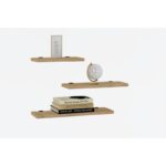 Ράφι τοίχου Leila Sapphire Oak μελαμίνη 40x14x2cm ed5666 - Image 4