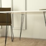 Τραπέζι Sandalf άσπρο χρώμα μελαμίνη 90x75cm ed5669 - Image 4