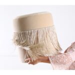 Σκαμπώ Mercurio κρεμ 40x45cm ed5670 - Image 2